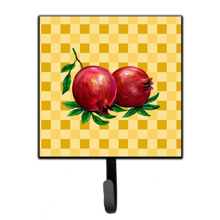 Jensendistributionservices Whole Pomegranates on Basketweave Leash or Key Holder MI1709633